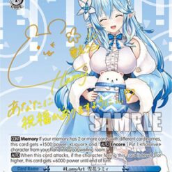 Alternative view of Hololive HOL/W91-126SP SP Yukihana Lamy – Weiss Schwarz TCG Japanese
