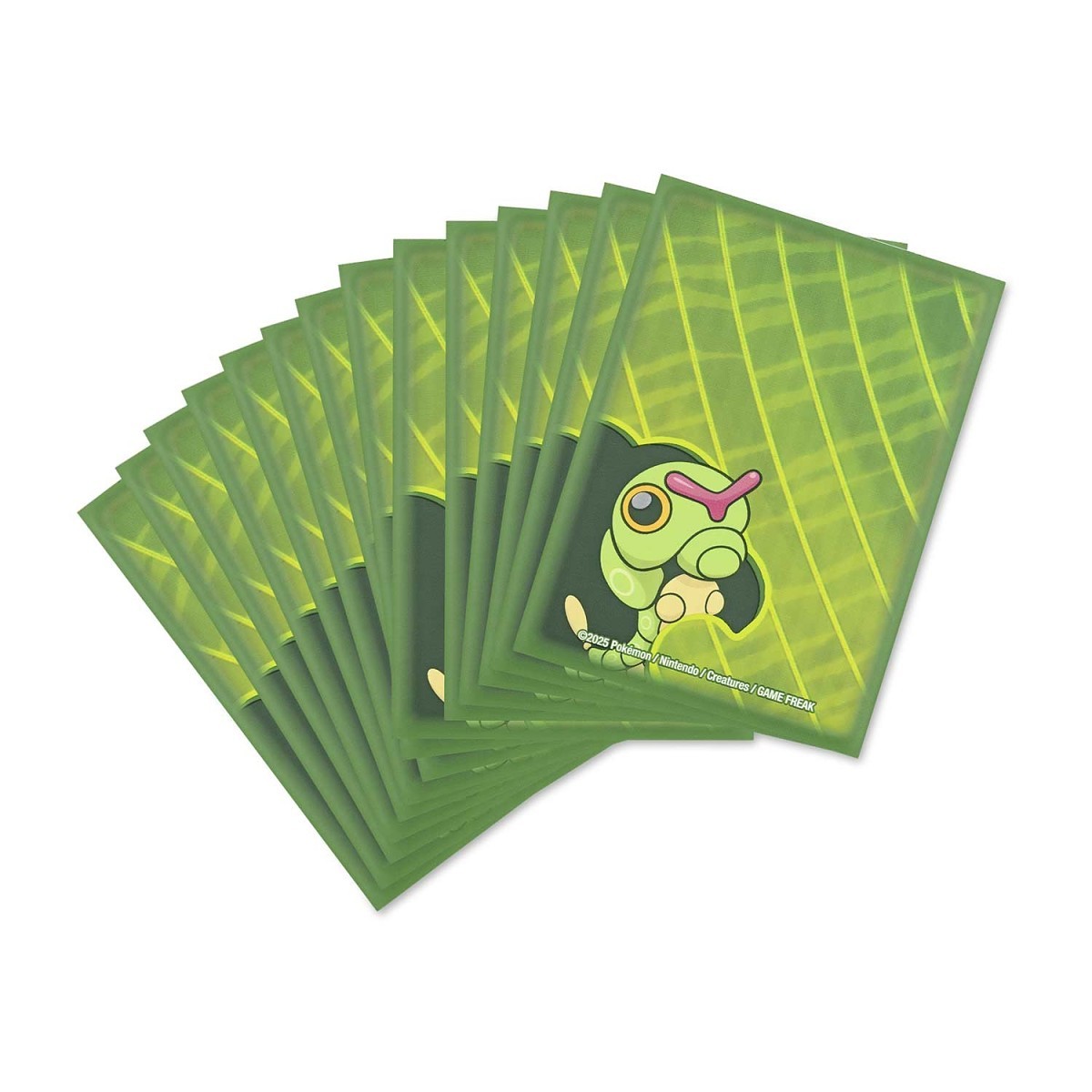 Pokémon TCG: Caterpie Munch Time Card Sleeves (65 Sleeves) - Image 2