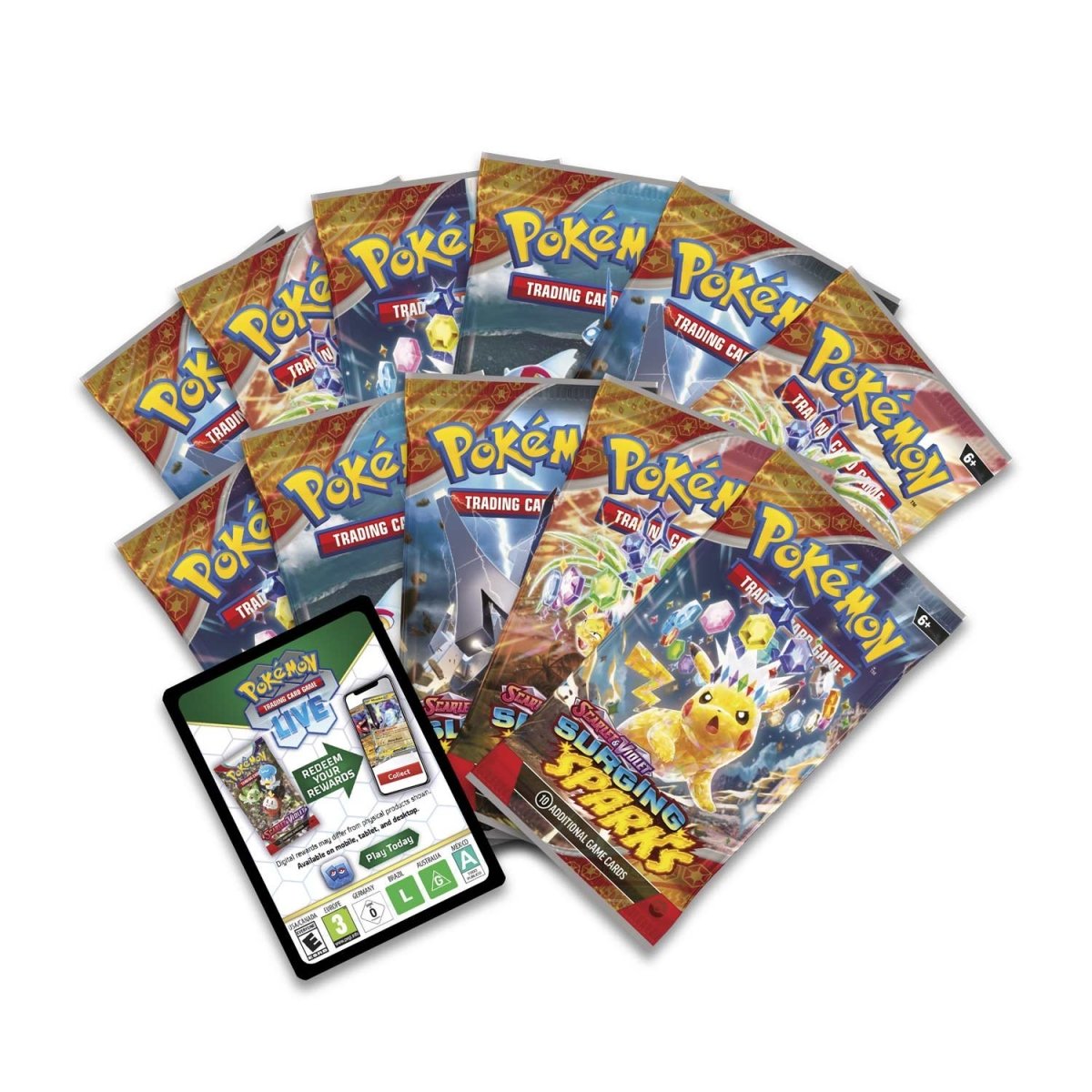 Pokémon TCG: Scarlet & Violet-Surging Sparks Pokémon Center Elite Trainer Box - Image 3