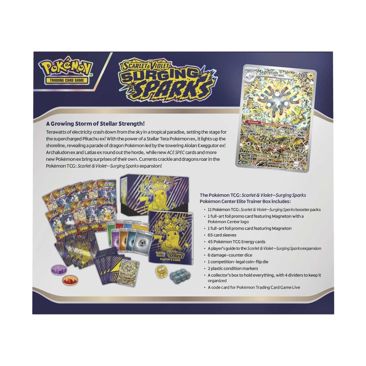 Pokémon TCG: Scarlet & Violet-Surging Sparks Pokémon Center Elite Trainer Box - Image 10