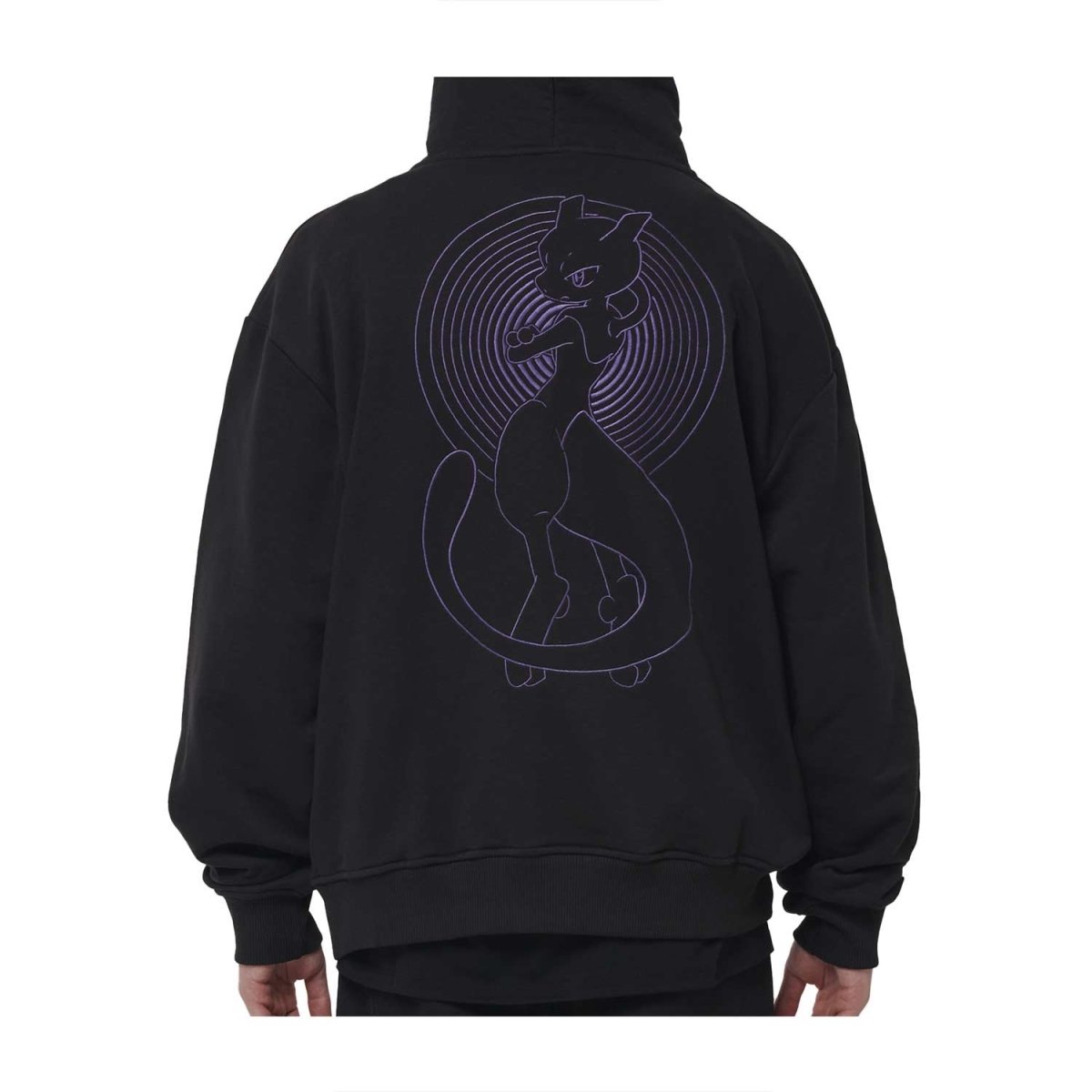 Pokémon × Dolly Noire: Mewtwo Black Hoodie - Adult - Image 2