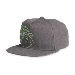 Alternative view of Venusaur Charcoal Flat-Bill Hat (One Size-Adult)