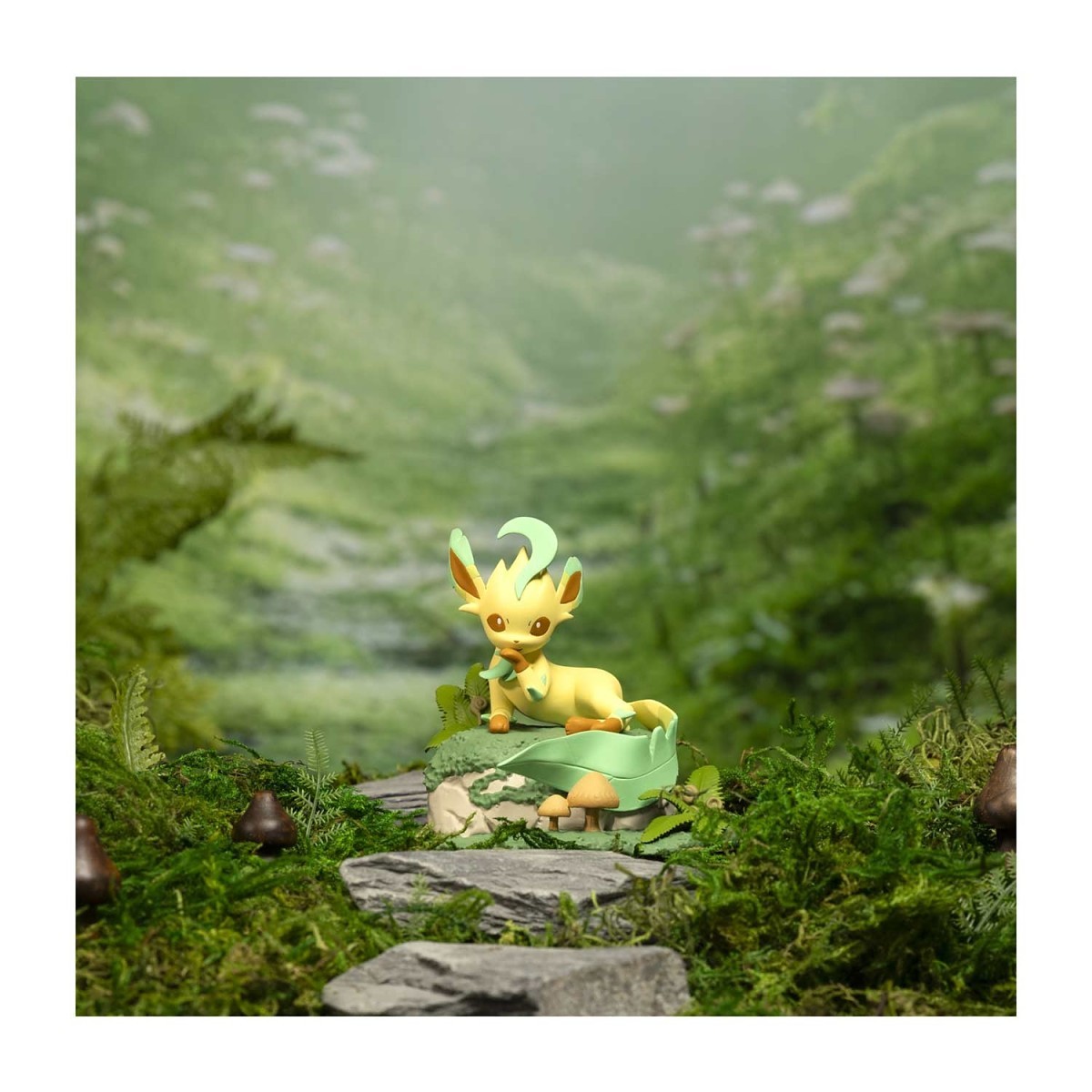 Peaceful Retreat with Leafeon Evolving Personalities Figure - Image 5