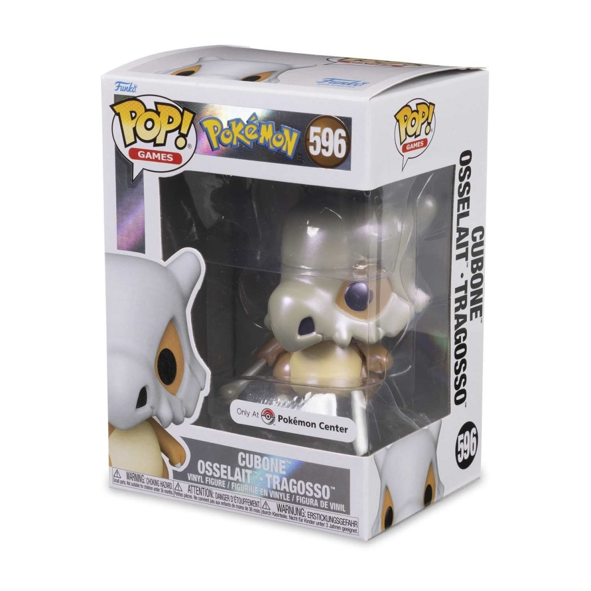 Cubone Pearlescent Pop! Vinyl Figure by Funko - Image 6