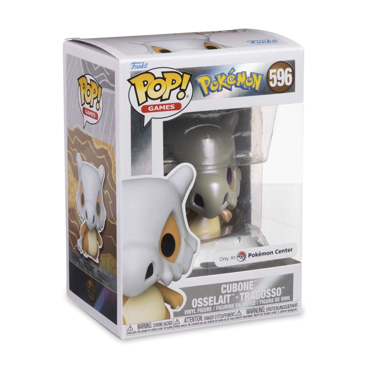 Cubone Pearlescent Pop! Vinyl Figure by Funko - Image 7