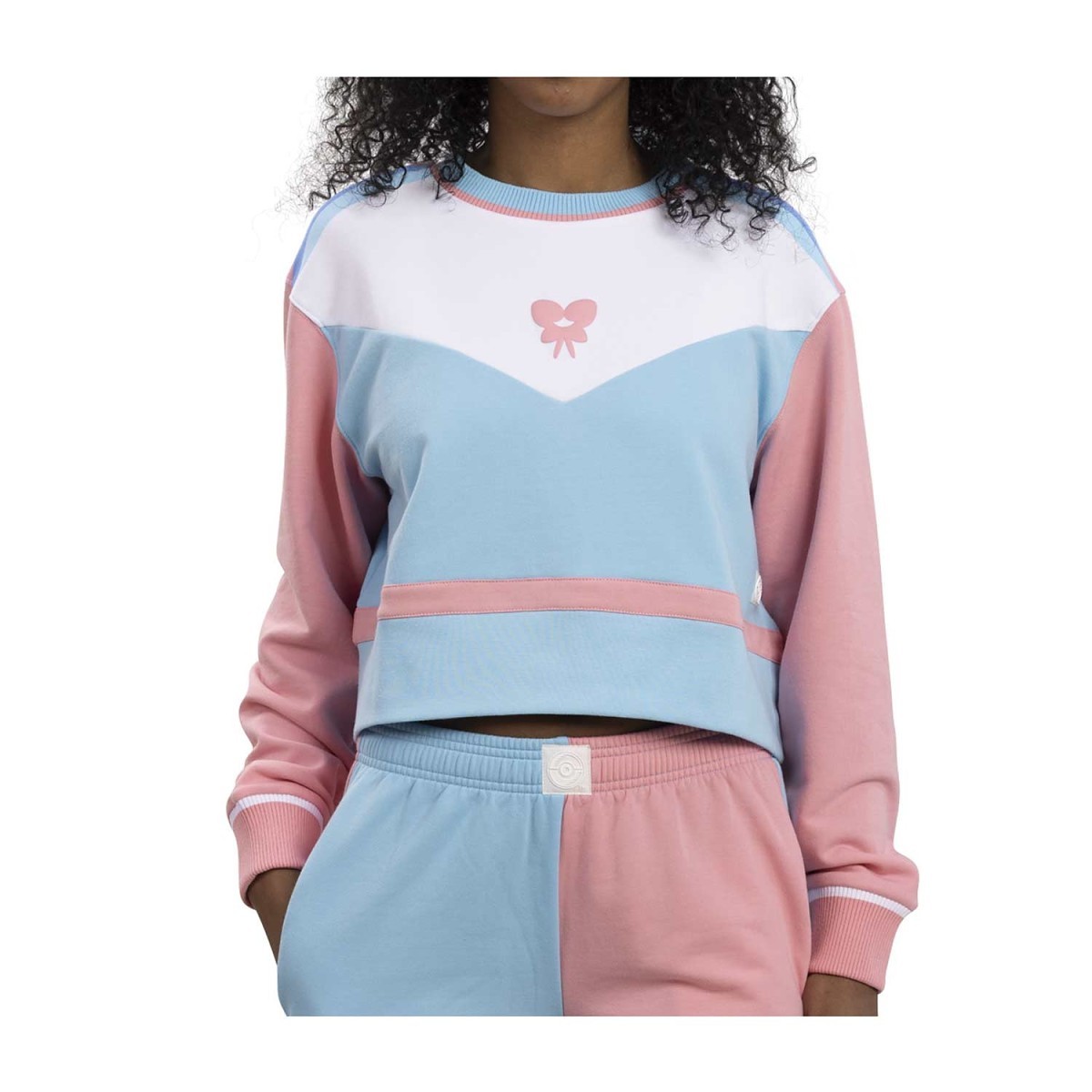 Eevee Evolutions: Sylveon Crop Sweatshirt - Women