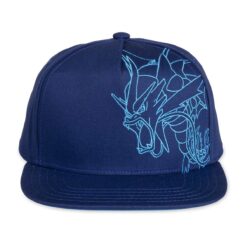 Alternative view of Mega Gyarados Blue Flat-Bill Hat (One Size-Adult)