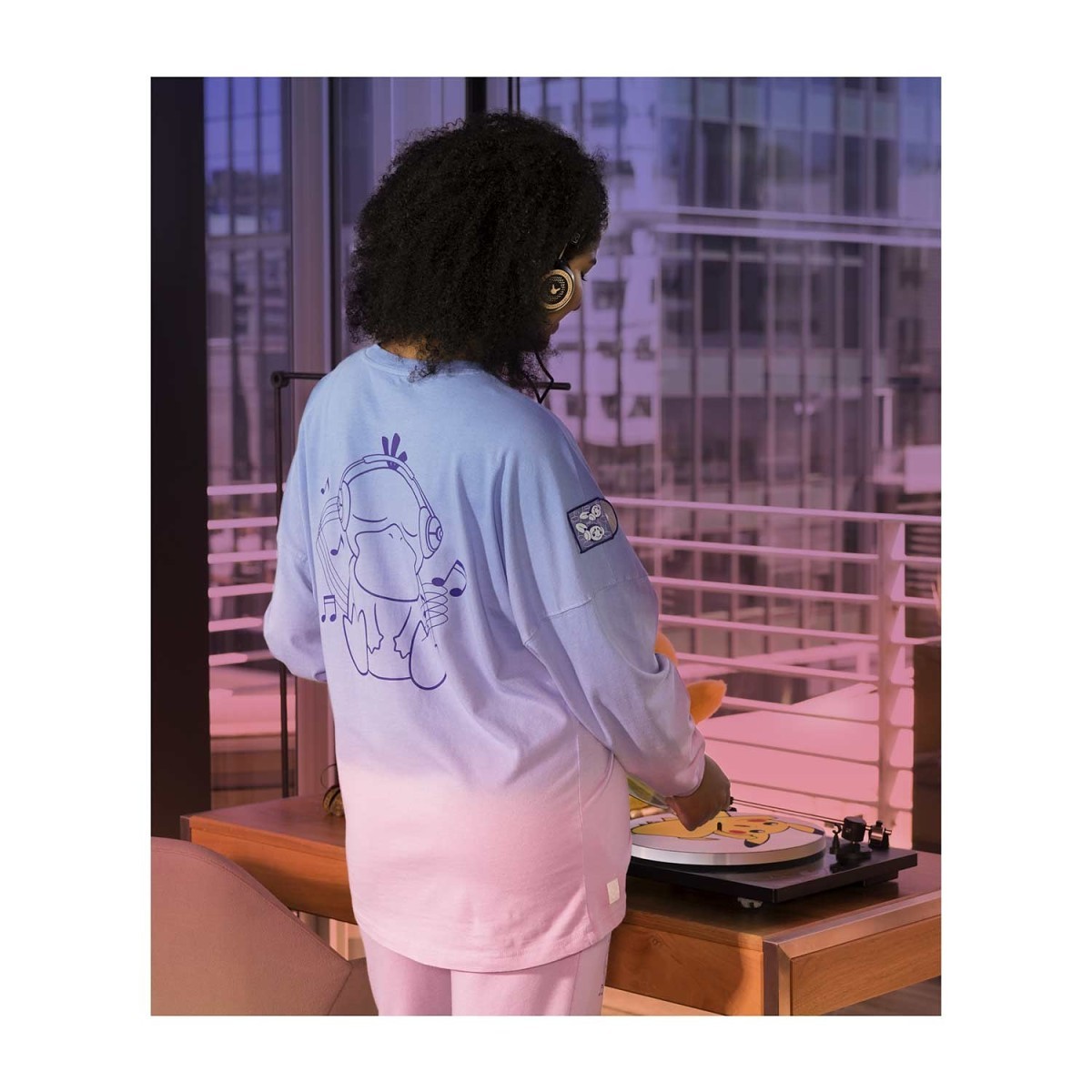 Analog Beats Lo-Fi Loungewear Pink & Blue Long-Sleeve Jersey - Women - Image 6