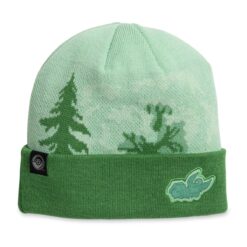 Leafeon Pokémon Holiday Green Knit Beanie (One Size-Adult)