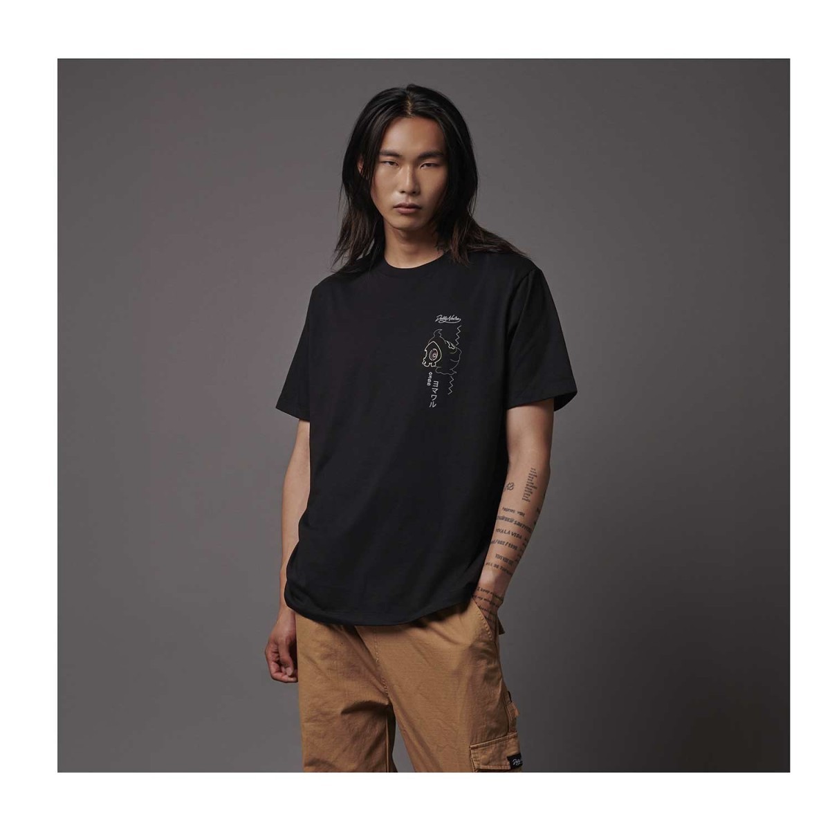 Pokémon × Dolly Noire: Duskull & Dusclops Black T-Shirt - Adult - Image 3