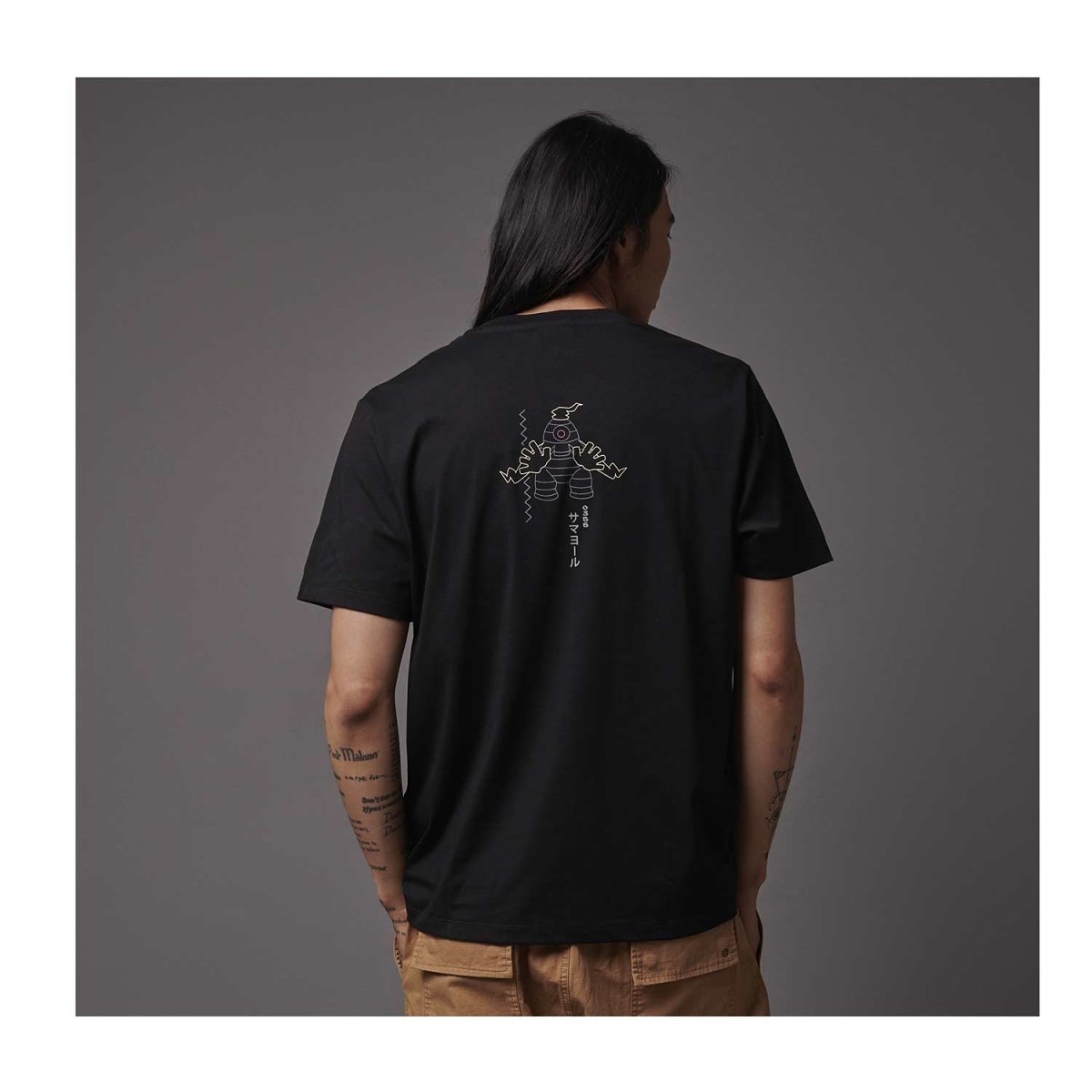 Pokémon × Dolly Noire: Duskull & Dusclops Black T-Shirt - Adult - Image 4