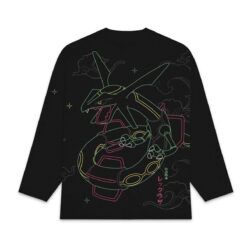 Alternative view of Pokémon × Dolly Noire: Rayquaza Pattern Black Cardigan - Adult