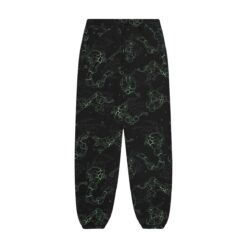 Alternative view of Pokémon × Dolly Noire: Rayquaza Pattern Black Sweatpants - Adult
