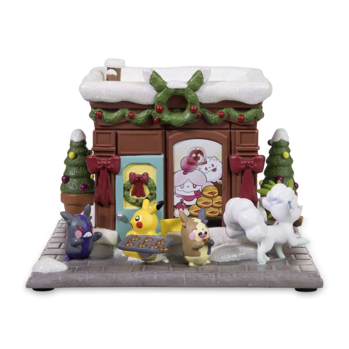 Bounsweet & Steenee Bakery Holiday Pokémon Village Figure - Image 4