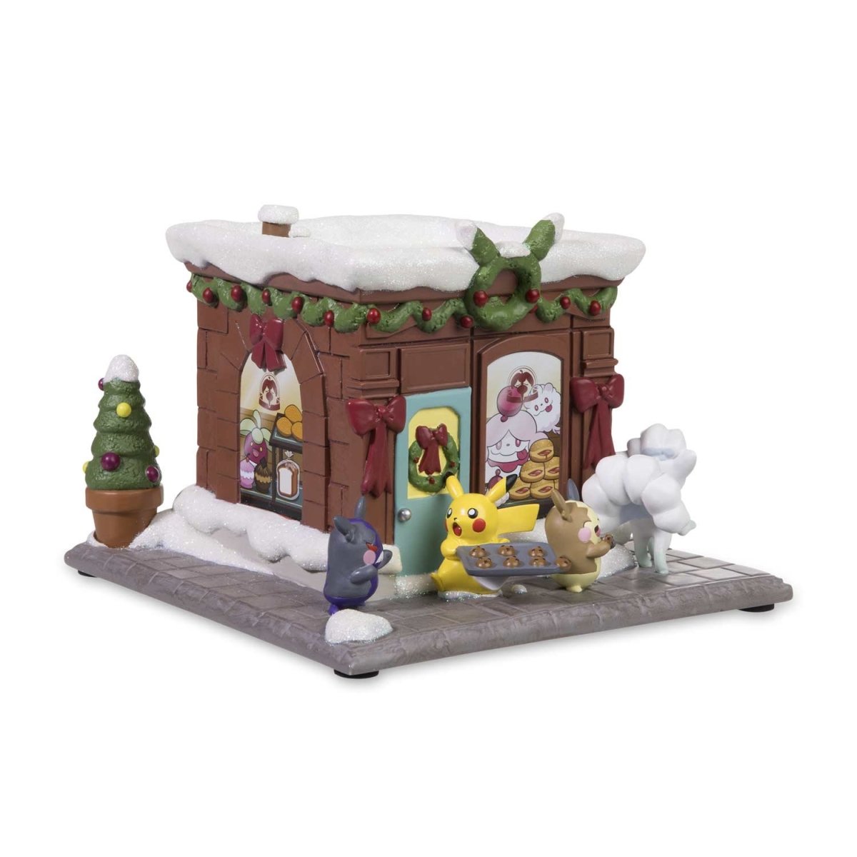 Bounsweet & Steenee Bakery Holiday Pokémon Village Figure - Image 3