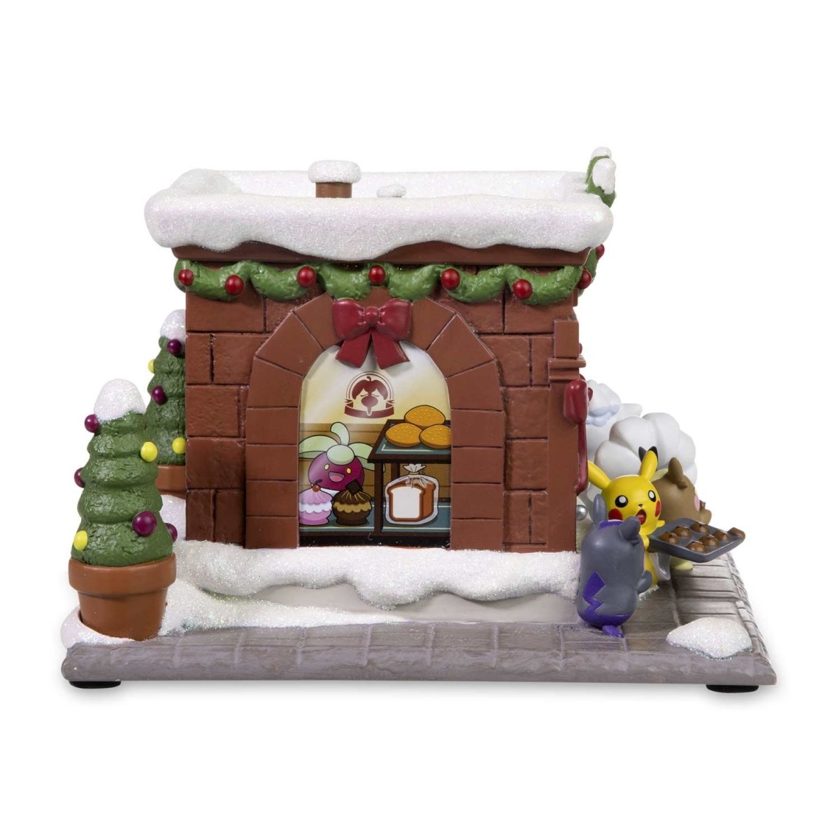 Bounsweet & Steenee Bakery Holiday Pokémon Village Figure